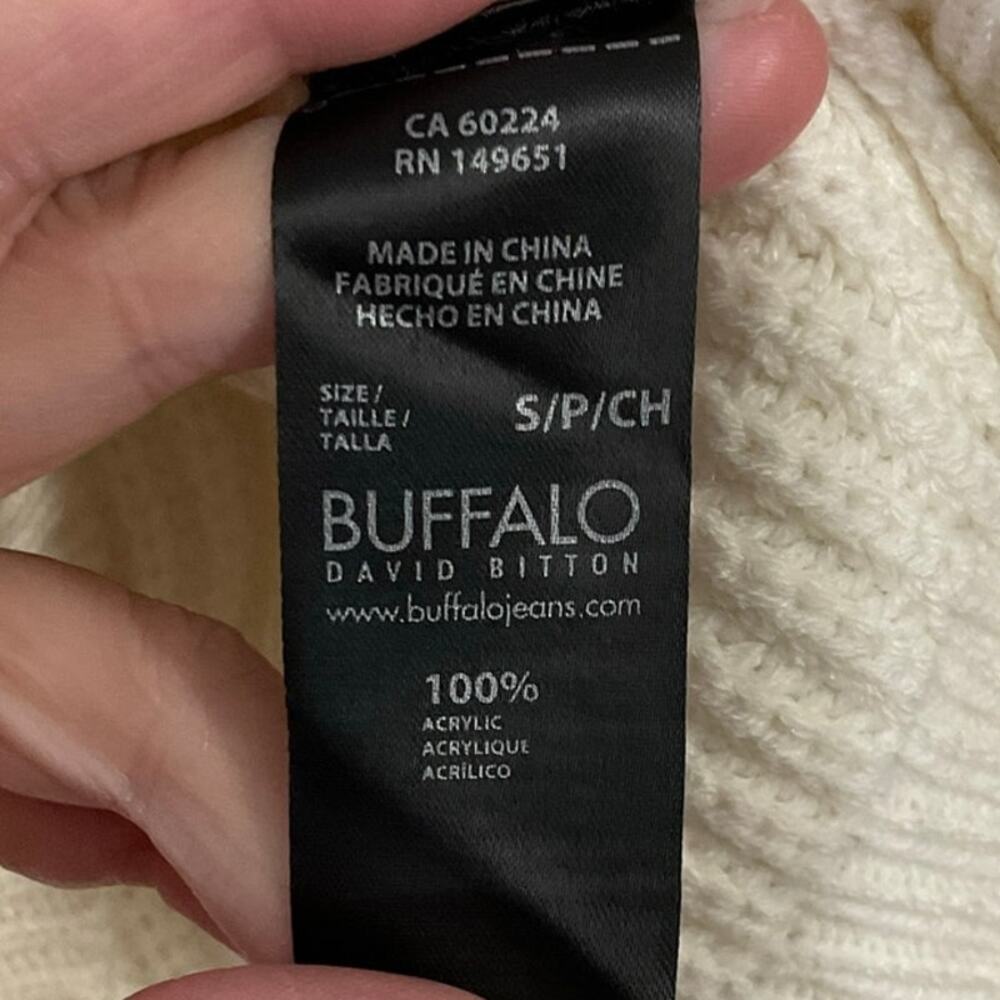 NWT Buffalo David Bitton Colorblock Women's Sweater Size Small Pullover - Picture 5 of 5